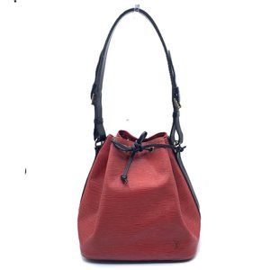 Louis Vuitton Noé Red Leather shoulder
